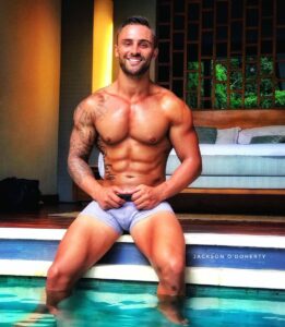 Jackson O’Doherty หนุ่มหล่อ สาย ฝ. งานดี เผยคอนเทนต์สยิว งัดเป้าตุง ที